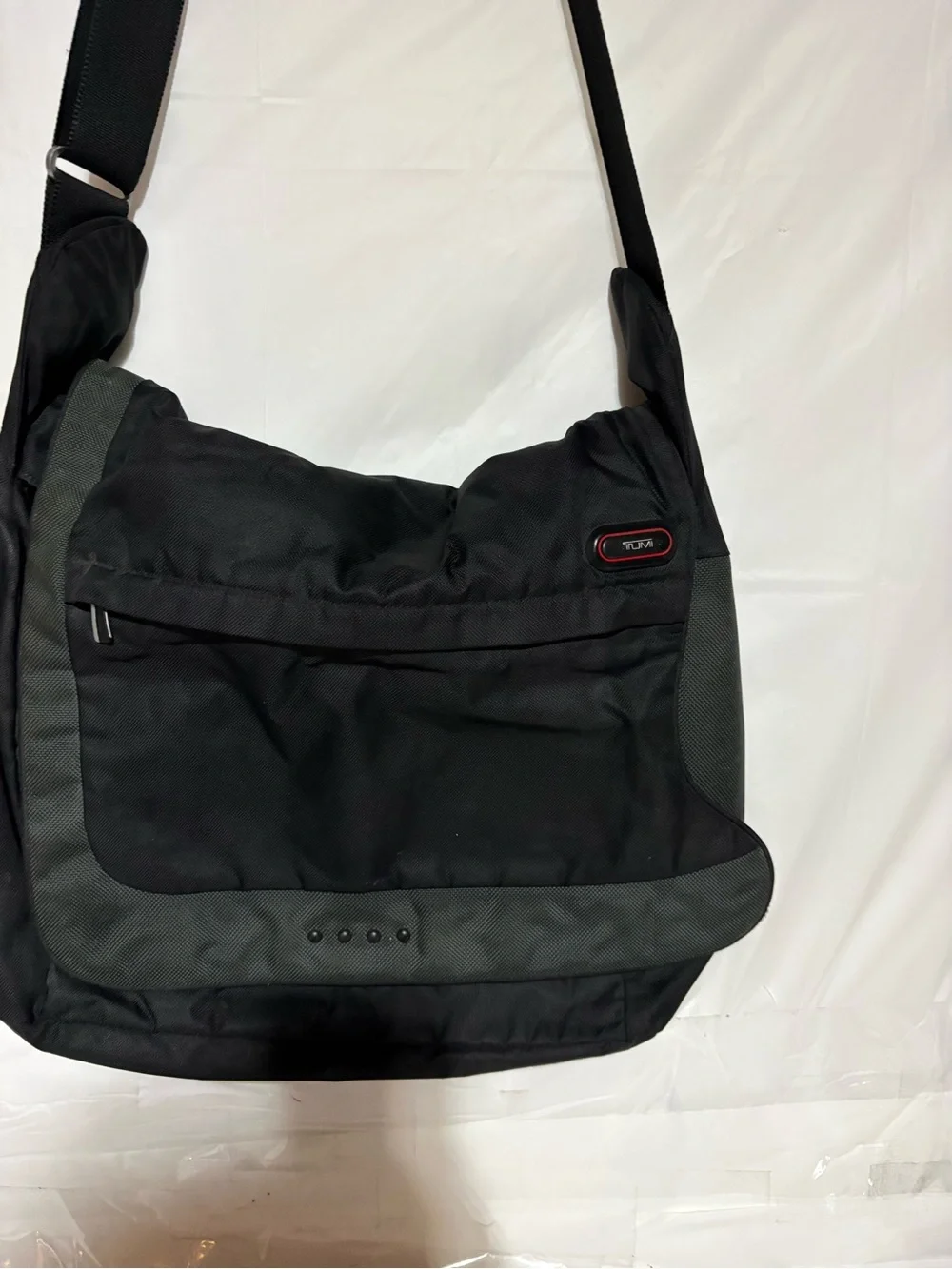 Tumi Black Men's Messenger Crossbody Bag